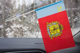Флажок в машину с присоской Владимирской области