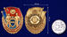 Знак в бархатистом футляре За службу в милиции 6