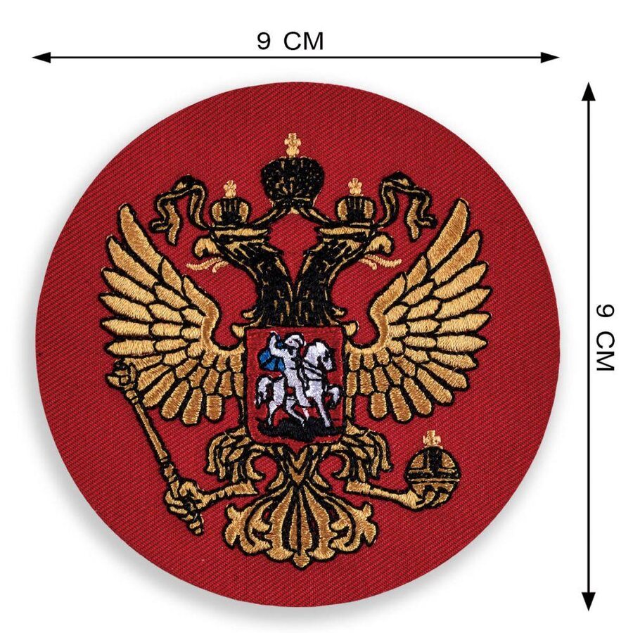 Шеврон Герб РФ (Красный)