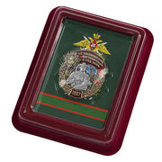 Знак 132 Чунджинский пограничный отряд КВПО в наградной коробке с удостоверением в комплекте