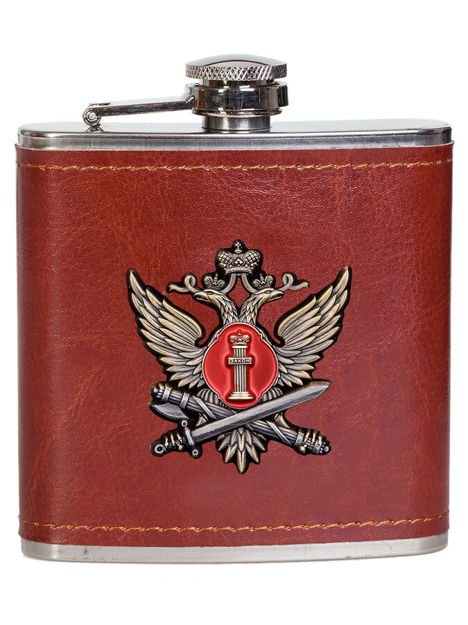 Сувенирная фляжка в чехле ФСИН