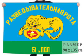 Флаг разведывательной роты 51 гвардейского парашютно-десантного полка – Тула