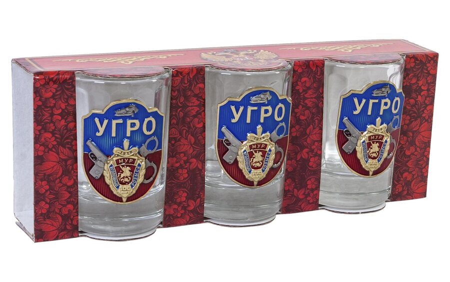 Стопки подарочные УГРО МУР (3 шт.)