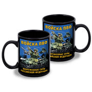 Кружка Войска ПВО (Черная)