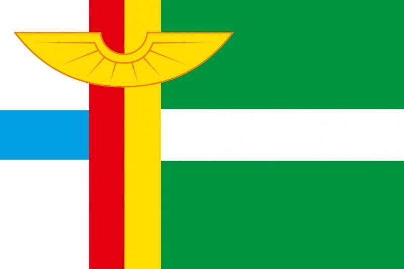 Флаг Оби Новосибирской области