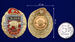 Знак в бархатистом футляре  34 ОСН Скиф 6