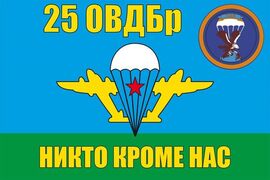 Флаг 25 ОВДБр ВДВ 90x135 большой