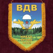 Вымпел ВДВ с девизом