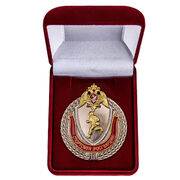 Знак в бархатистом футляре Спортсмен Росгвардии 2 степени