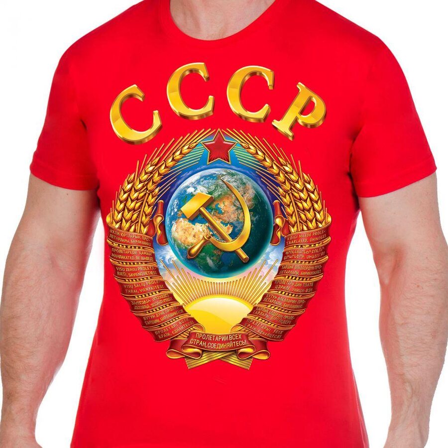 Футболка СССР (Красная)