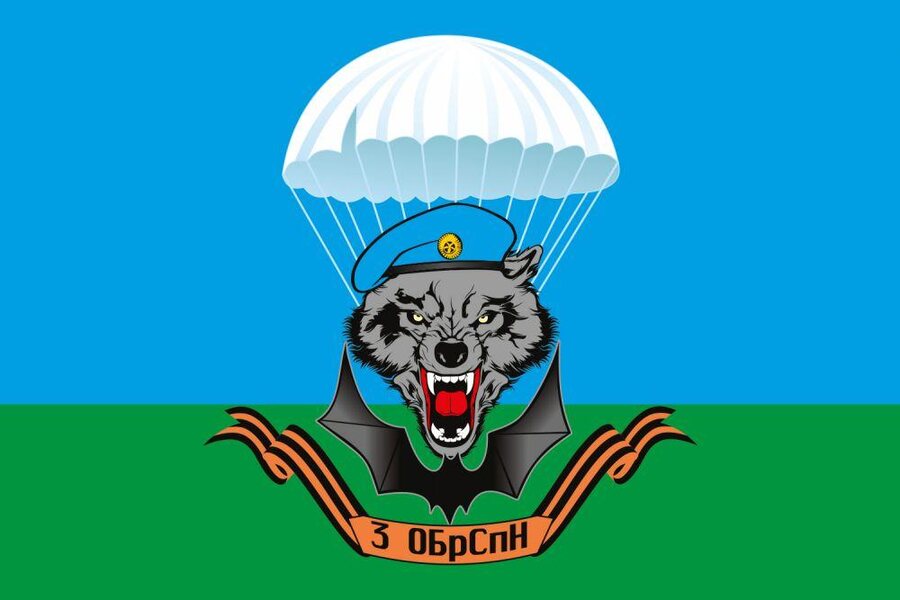 Флаг 3-й Отдельной бригады Специального назначения 90x135 большой