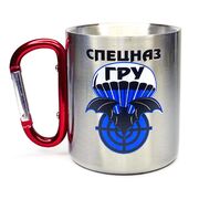 Кружка с карабином с принтом Спецназ ГРУ