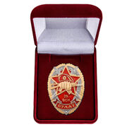 Знак в бархатистом футляре 29 ОСН Булат