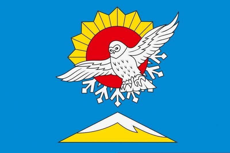 Флаг Кайеркана Красноярского края 90х135 большой