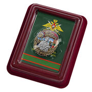 Знак 114 Рущукский пограничный отряд в наградной коробке с удостоверением в комплекте
