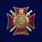 Знак Ветеран боевых действий на Кавказе (крест с мечами) 1