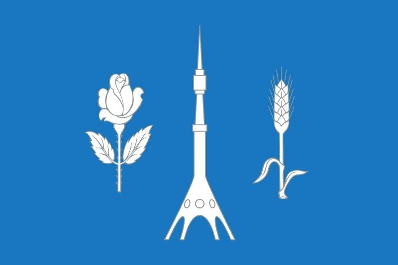 Флаг Северо-Восточного административного округа Москвы