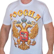 Футболка Герб Российской Федерации (Белая)