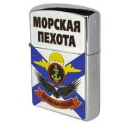 Зажигалка бензиновая с принтом Морская пехота 