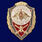 Знак Отличник Сухопутных войск в наградной коробке с удостоверением в комплекте 3