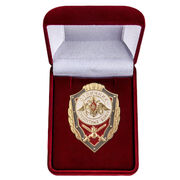 Знак в бархатистом футляре Отличник Сухопутных войск