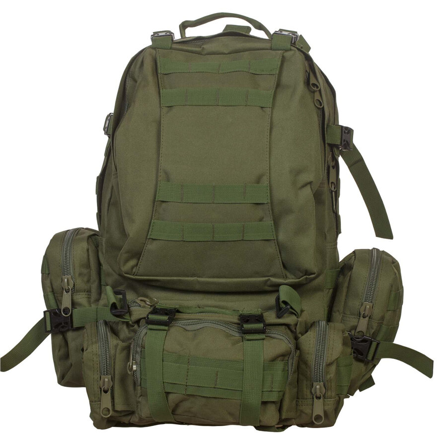 Армейский рюкзак хаки-олива (35-50 л) (CH-016)