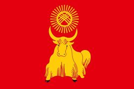 Флаг Кызыла Республики Тыва 90x135 большой