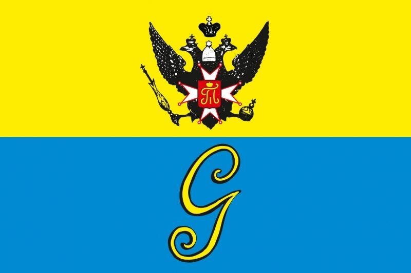 Флаг Гатчины Ленинградской области 90x135 большой
