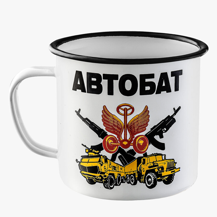 Эмалированная кружка Автобат