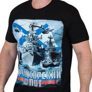 Футболка Черноморский флот (черная)