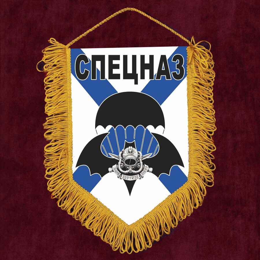 Вымпел спецназовцу - с эмблемой