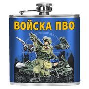 Карманная фляжка Войска ПВО ВС РФ 170 мл; 10х11 см