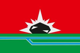Флаг Междуреченска Кемеровской области
