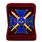 Знак в бархатистом футляре Крест За службу на Кавказе (синий) 3