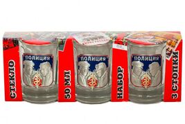 Стопки подарочные Полиция (3 шт.)