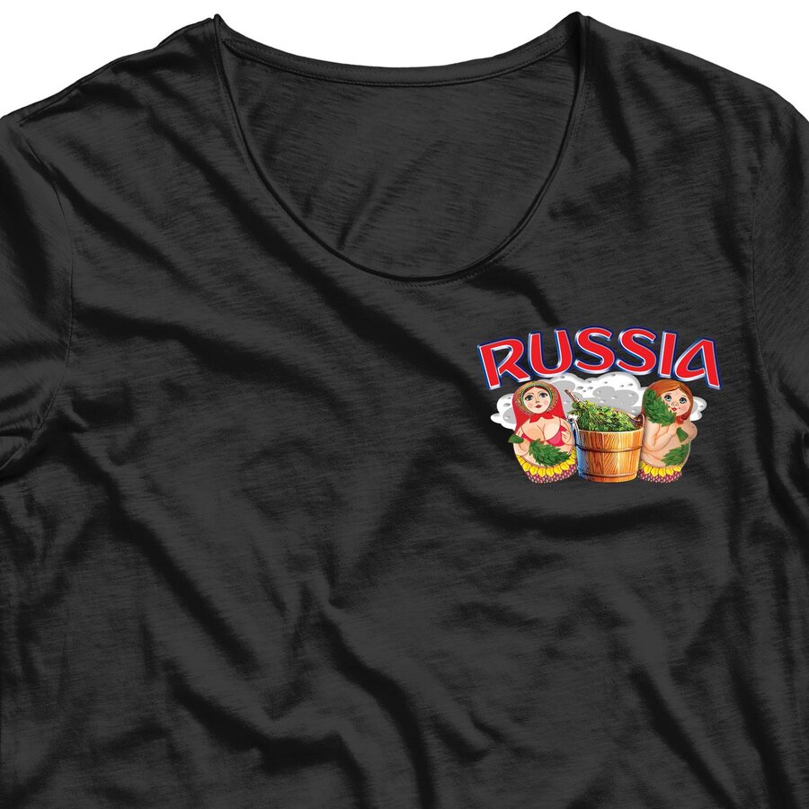 Термонаклейка Russia матрёшки