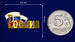 Металлический шильдик Россия (3,5x1,5 см) 7