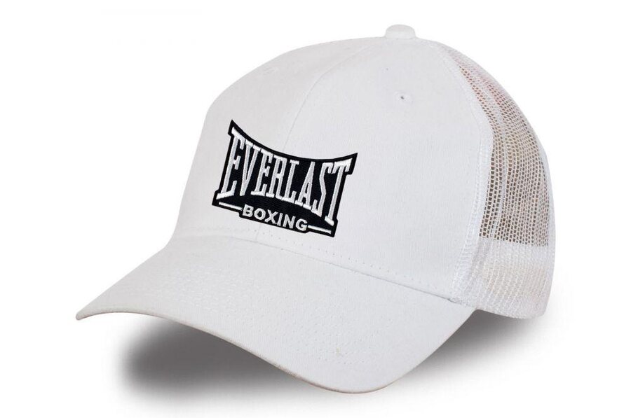 Мужская кепка Everlast с сеткой (Белая)