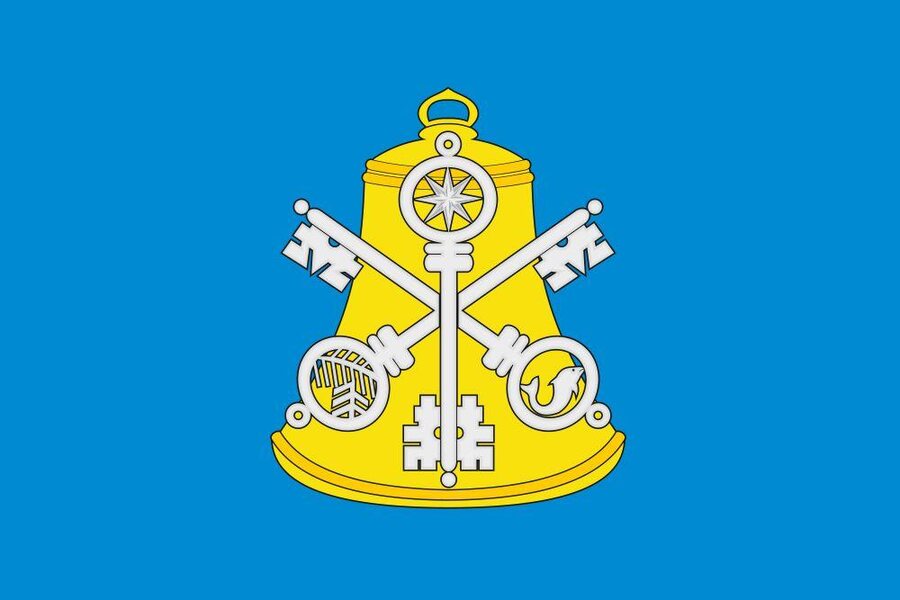 Флаг Корсакова 90х135 большой