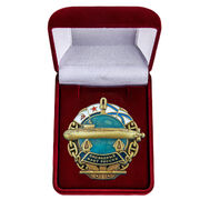 Знак в бархатистом футляре Подводный флот России 