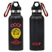 Бутылочный термос СССР (Черный)