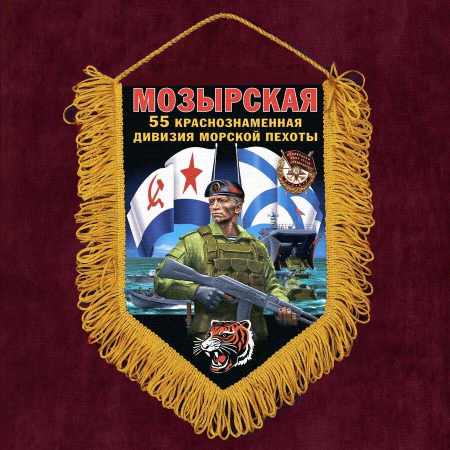 Военный Вымпел 55 Мозырская ДМП