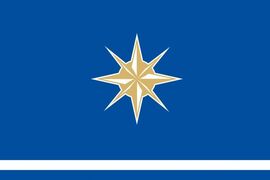 Флаг Надыма ЯНАО