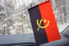 Флажок в машину с присоской Анголы