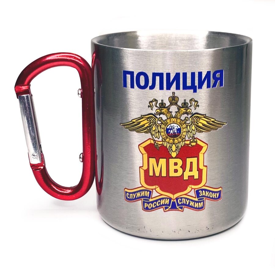 Кружка с карабином сотруднику МВД Полиция