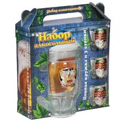 Набор подарочный пограничнику (пивная кружка, 3 стопки) 