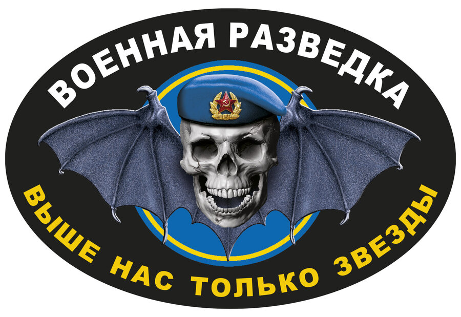 Автомобильная наклейка на машину военного разведчика