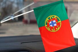 Флажок в машину с присоской Португалии