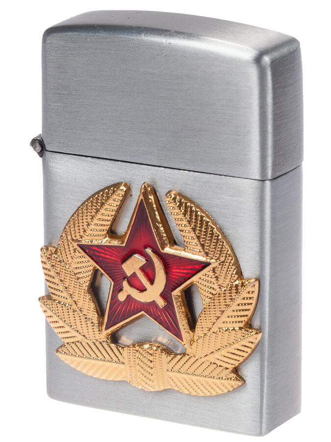 Зажигалка газовая с кокардой СА