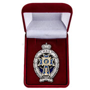 Знак в бархатистом футляре МВД Лучший следователь
